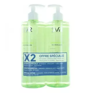 SVR Sebiaclear Eau micellaire DUO 2x400ml