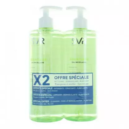SVR Sebiaclear Eau micellaire DUO 2x400ml