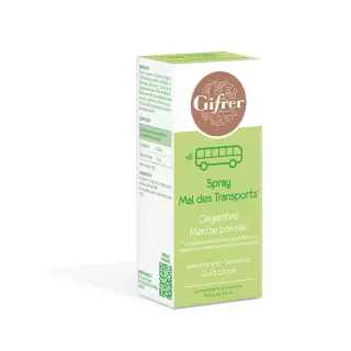 Gifrer Spray Mal des transports Gout citron 20ml