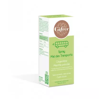 Gifrer Spray Mal des transports Gout citron 20ml