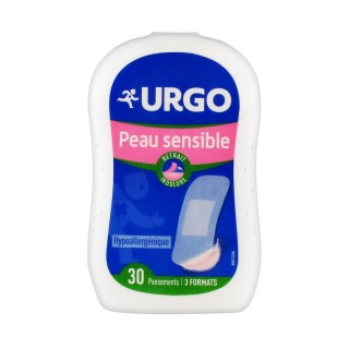 Urgo Peau Sensible 3 Formats 30 Pansements