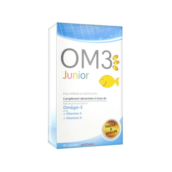 OM3 Junior Enfants Adolescents 60 Capsules
