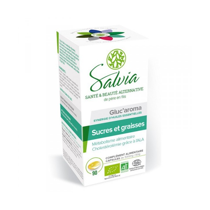Salvia Nutrition Gluc'Aroma 90 Gélules