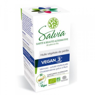Salvia Nutrition Vegan 3 Périlla bio 90 Gélules